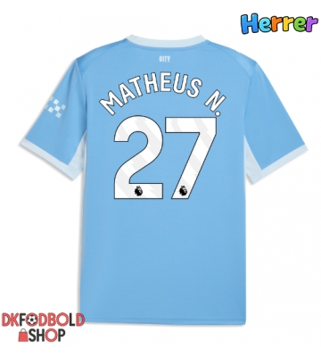 Manchester City Matheus Nunes #27 Hjemmebanetrøje 2026-27 Kort ærmer
